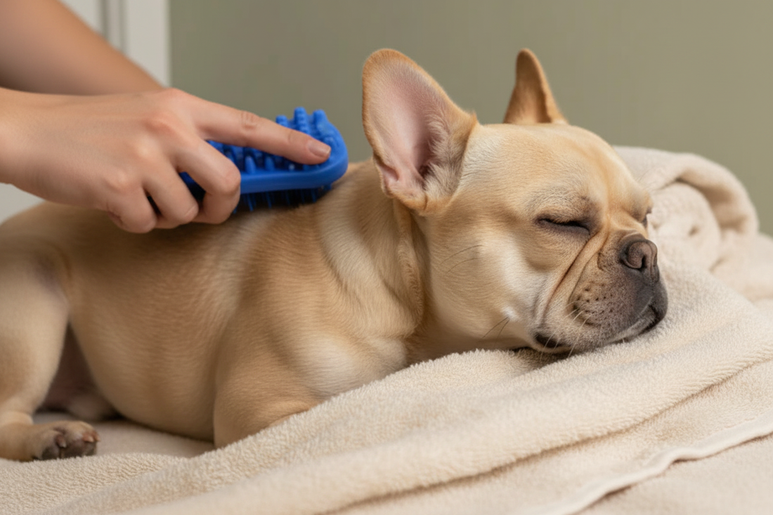Brossage du bouledogue français — guide complet soins pelage et plis cutanés