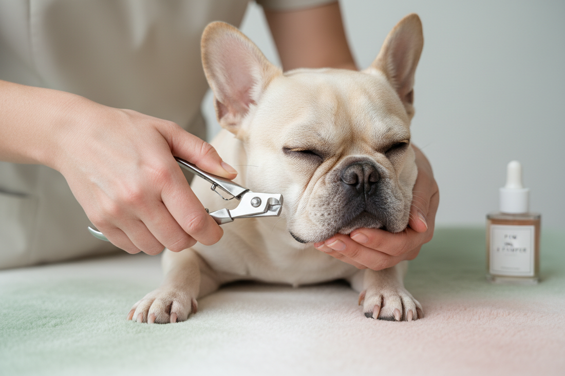 Couper les griffes de son bouledogue français : le guide (sans drama)
