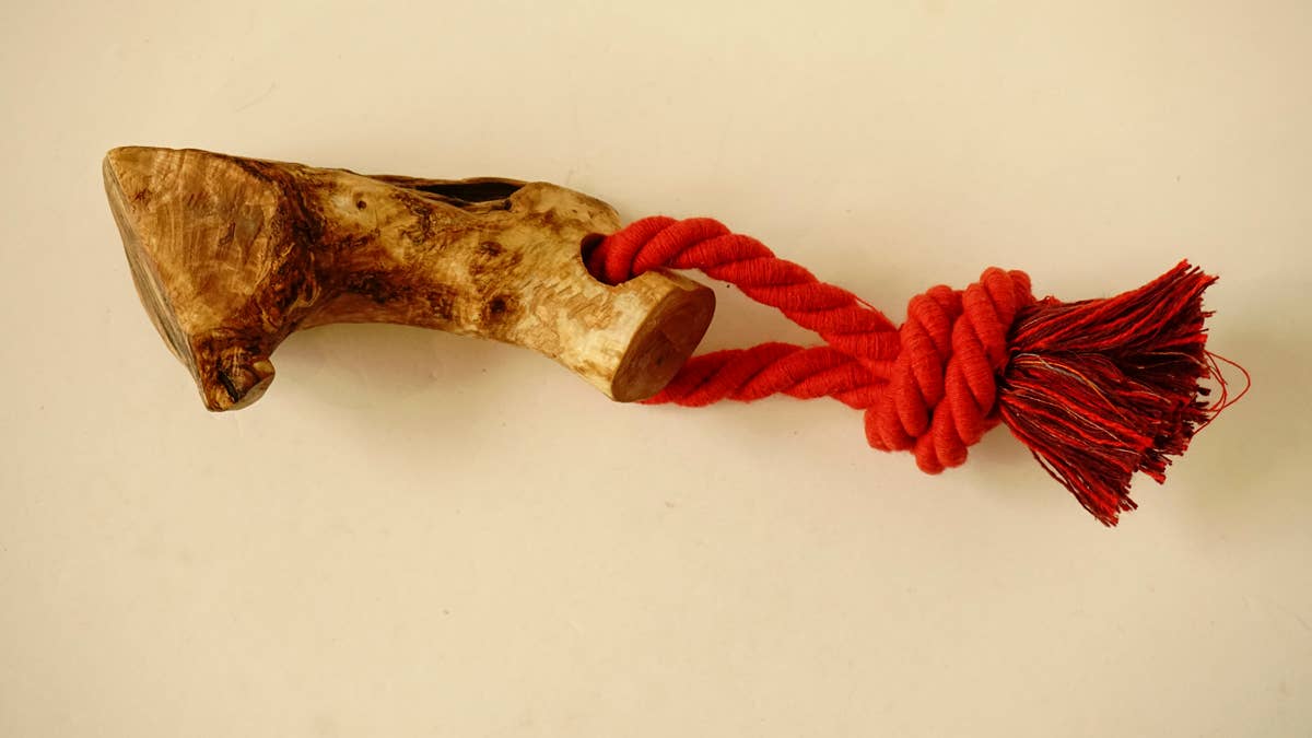 Jouet de Dentition Naturel en Bois d'Olivier – Anti-Stress & Éco-Responsable