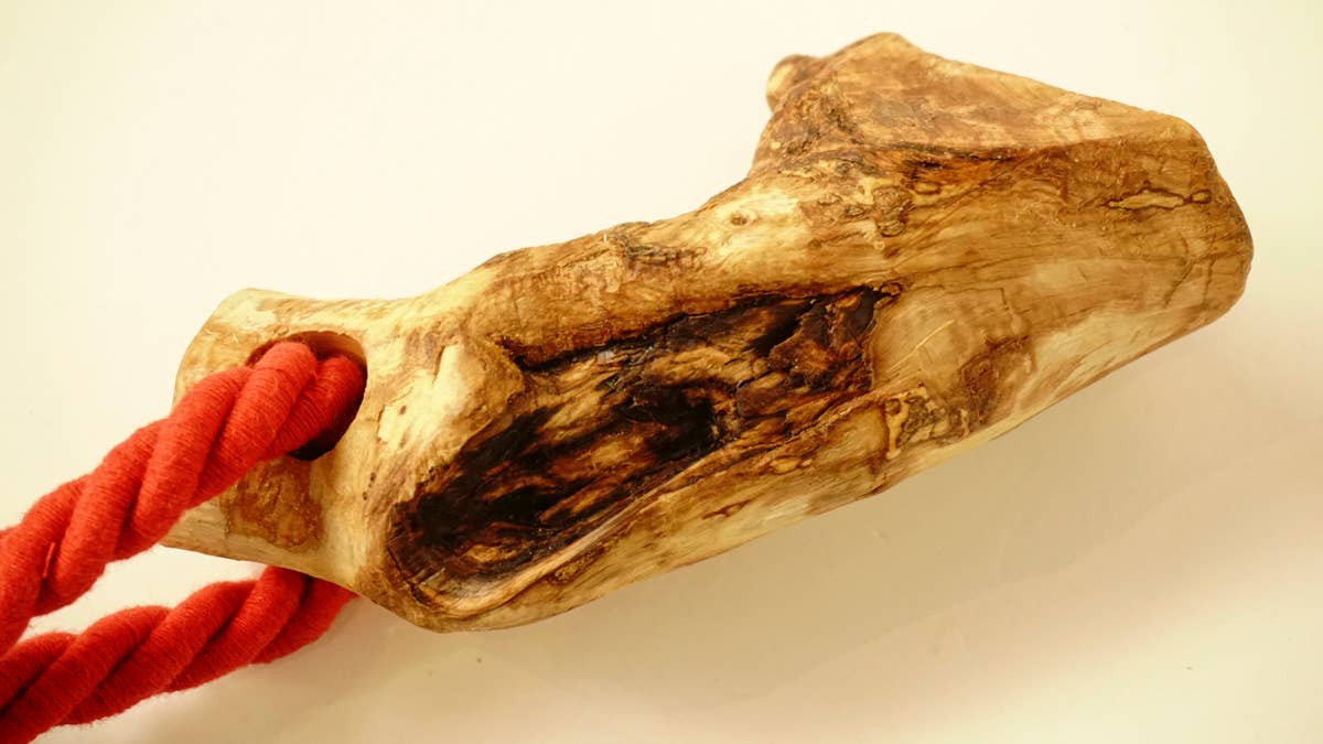 Jouet de Dentition Naturel en Bois d'Olivier – Anti-Stress & Éco-Responsable